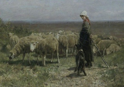 Mauve, Anton, 1838-1888; Shepherdess