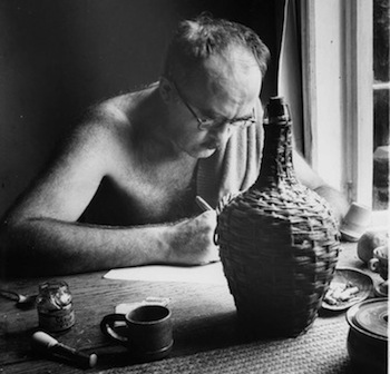 charles_olson_writing_at_black_mountain_college