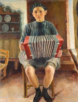 Carrington, Dora, 1893-1932; Spanish Boy, the Accordion Player