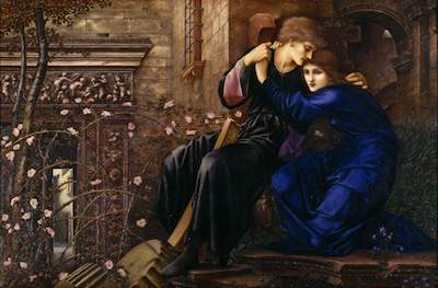 Burne-Jones, Edward, 1833-1898; Love Among the Ruins