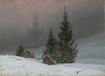 Friedrich, Caspar David, 1774-1840; Winter Landscape