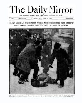 Daily-Mirror-Front-Page-Published-Saturday-19th-November-1910