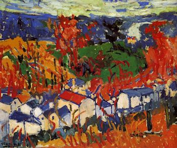 Vlaminck-maisons-et-arbres