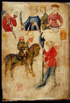 sir-gawain-green-knight-decapitated-head-f94v
