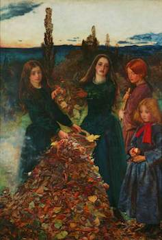 Millais, John Everett, 1829-1896; Autumn Leaves