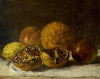 Courbet, Gustave, 1819-1877; Pomegranates