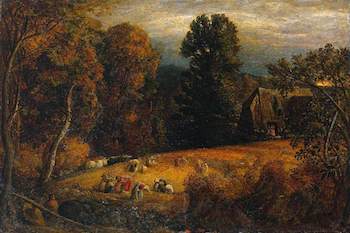 Palmer, Samuel, 1805-1881; The Gleaning Field