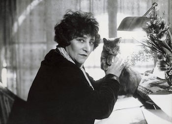 Colette-and-cat